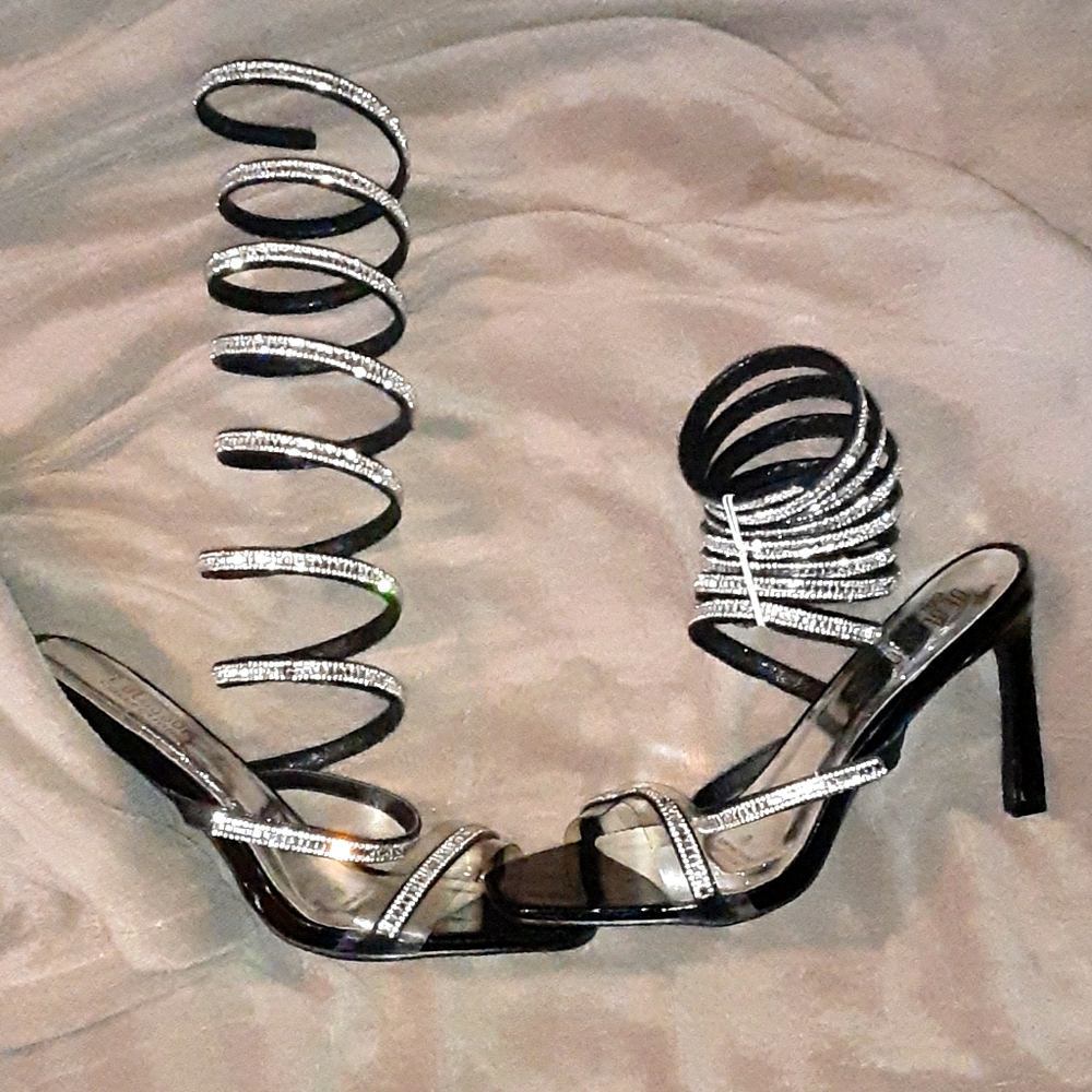 Rhinestone heels.